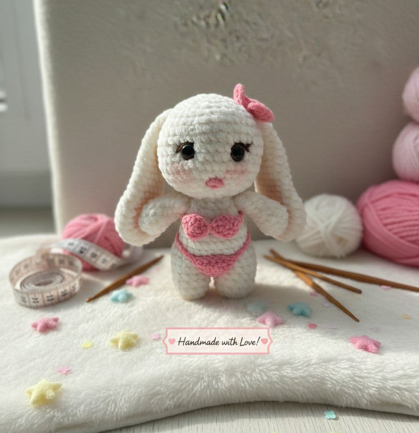 Peluche Lapin bikini- fessés rigolotes