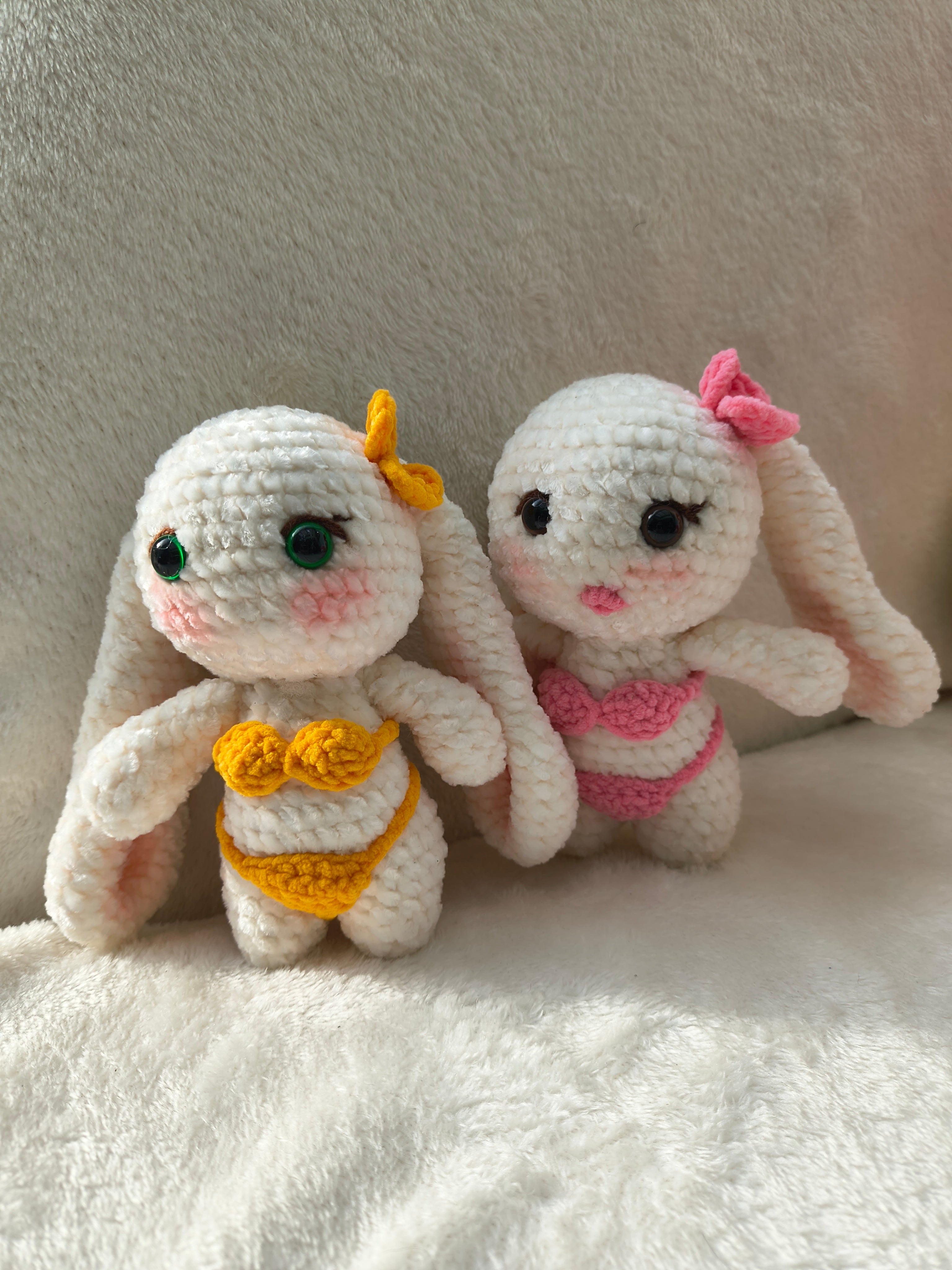 Peluche Lapin bikini- fessés rigolotes