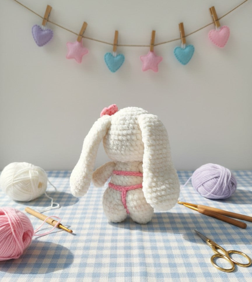 Peluche Lapin bikini- fessés rigolotes