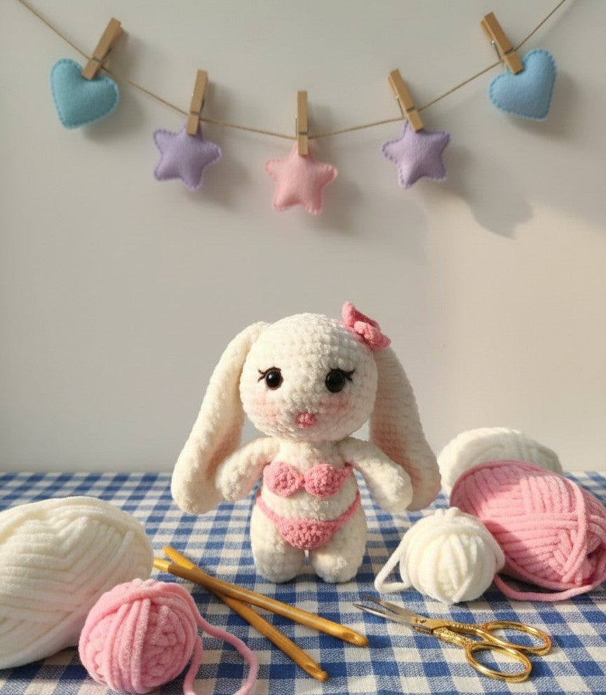 Peluche Lapin bikini- fessés rigolotes